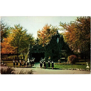 THE GROTTO St. Mary's Academy Windsor, Canada Postcard
